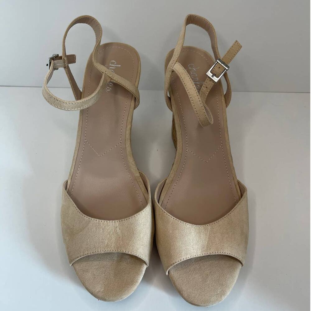 Charles by Charles David Lambert Cork Wedge Sandal Size 11M